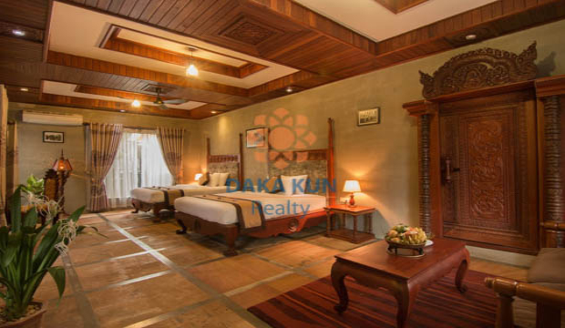 33 rooms Hotel for Rent in Krong Siem Reap-near Bakheng Rd